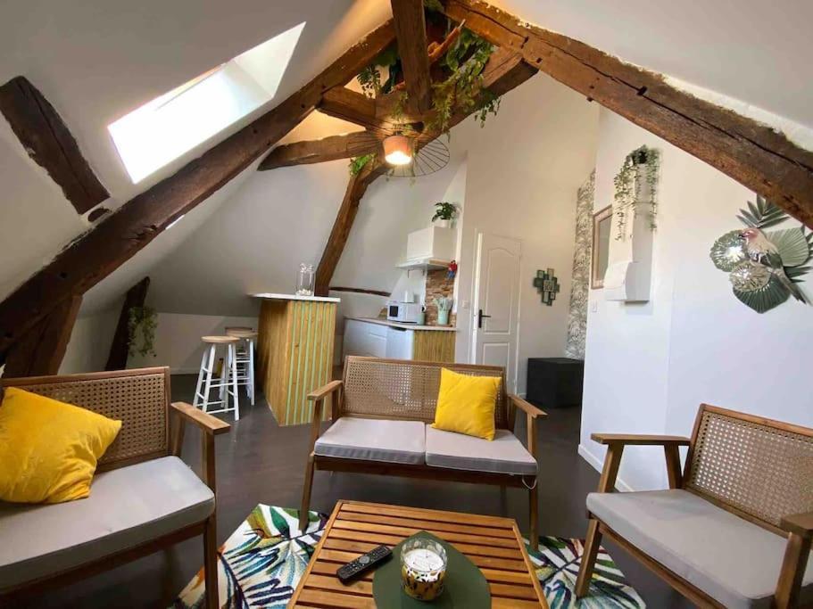 Apartament Sous Les Tropiques D'Ablis Zewnętrze zdjęcie